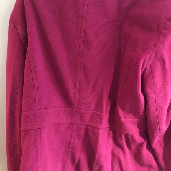 East 5th hot pink pea coat - Picture 2 of 2